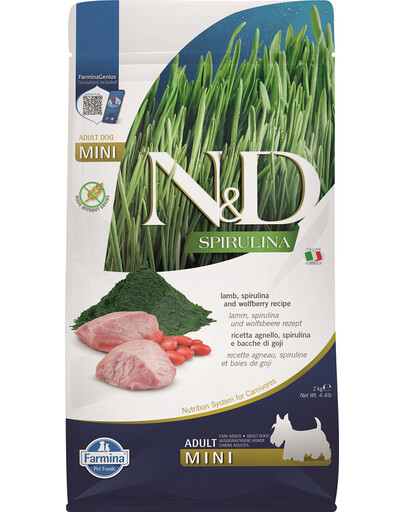 FARMINA N&D Spirulina Adult Mini Lamb and Wolfberry 100 g
